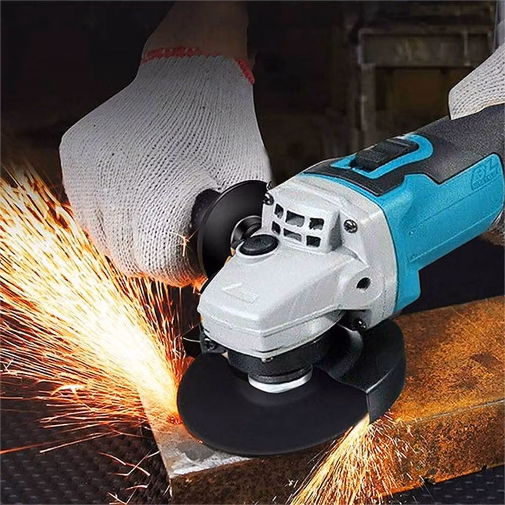 SPETLEK Li-ion Electric Cordless Brushless Angle Grinder in Turquoise/Petrol – 4
