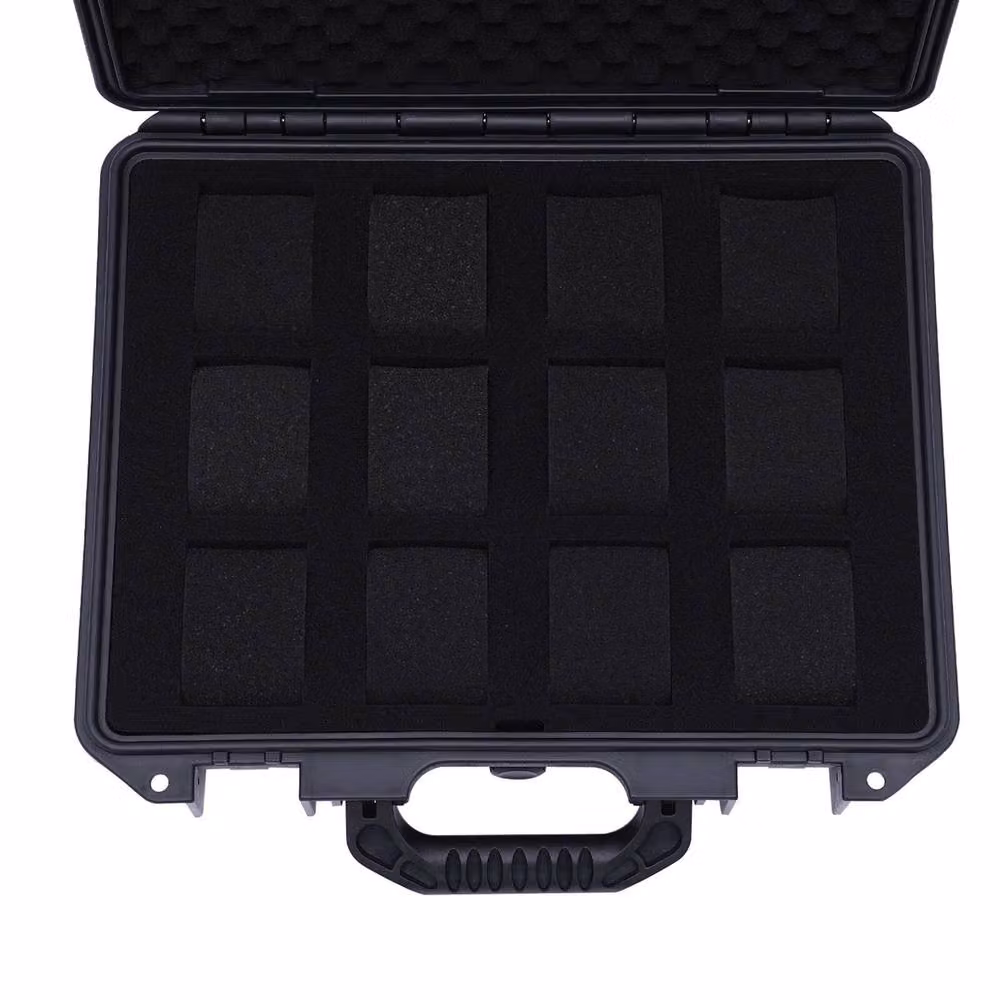 Ventryn 12 Slot Watch Storage Box and Jewelry Display Case Organizer in Black – 5