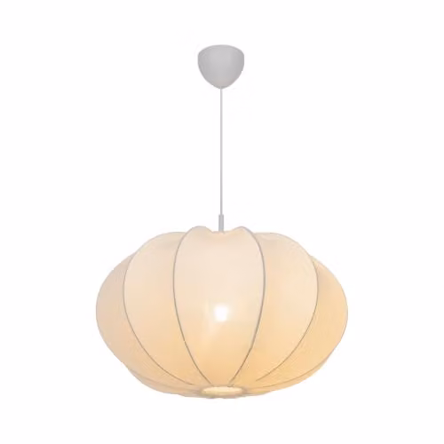 Nordlux Aeron Pendant Light White Fabric E27, Diameter: 60 cm