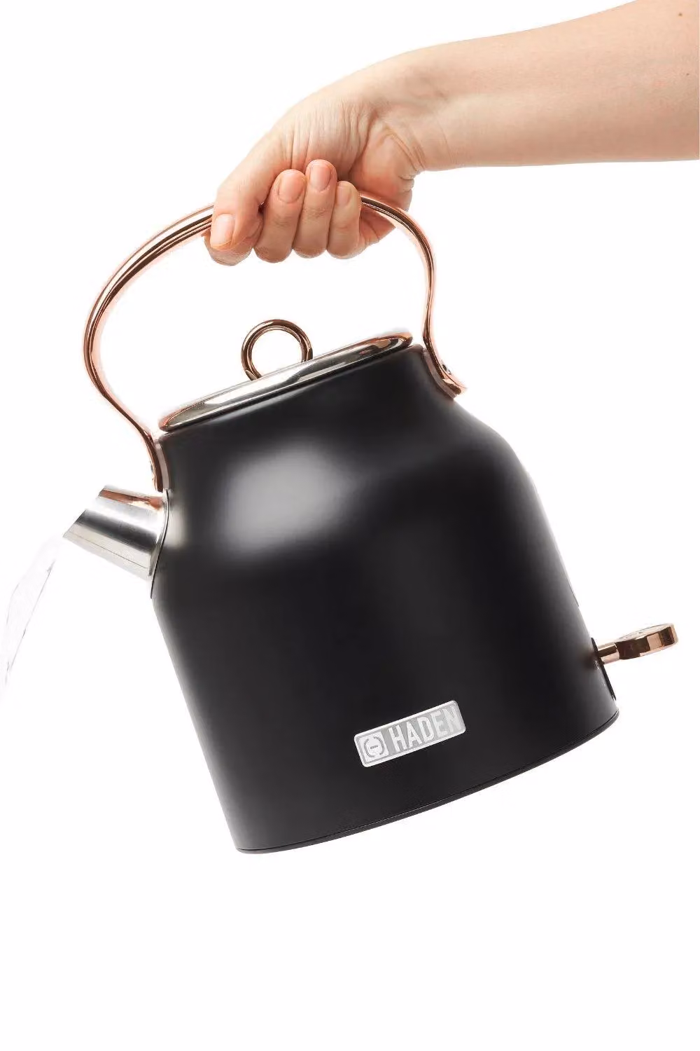 Haden Heritage Traditional Electric Fast Boil Kettle in Black with Stainless Steel Finish – 2