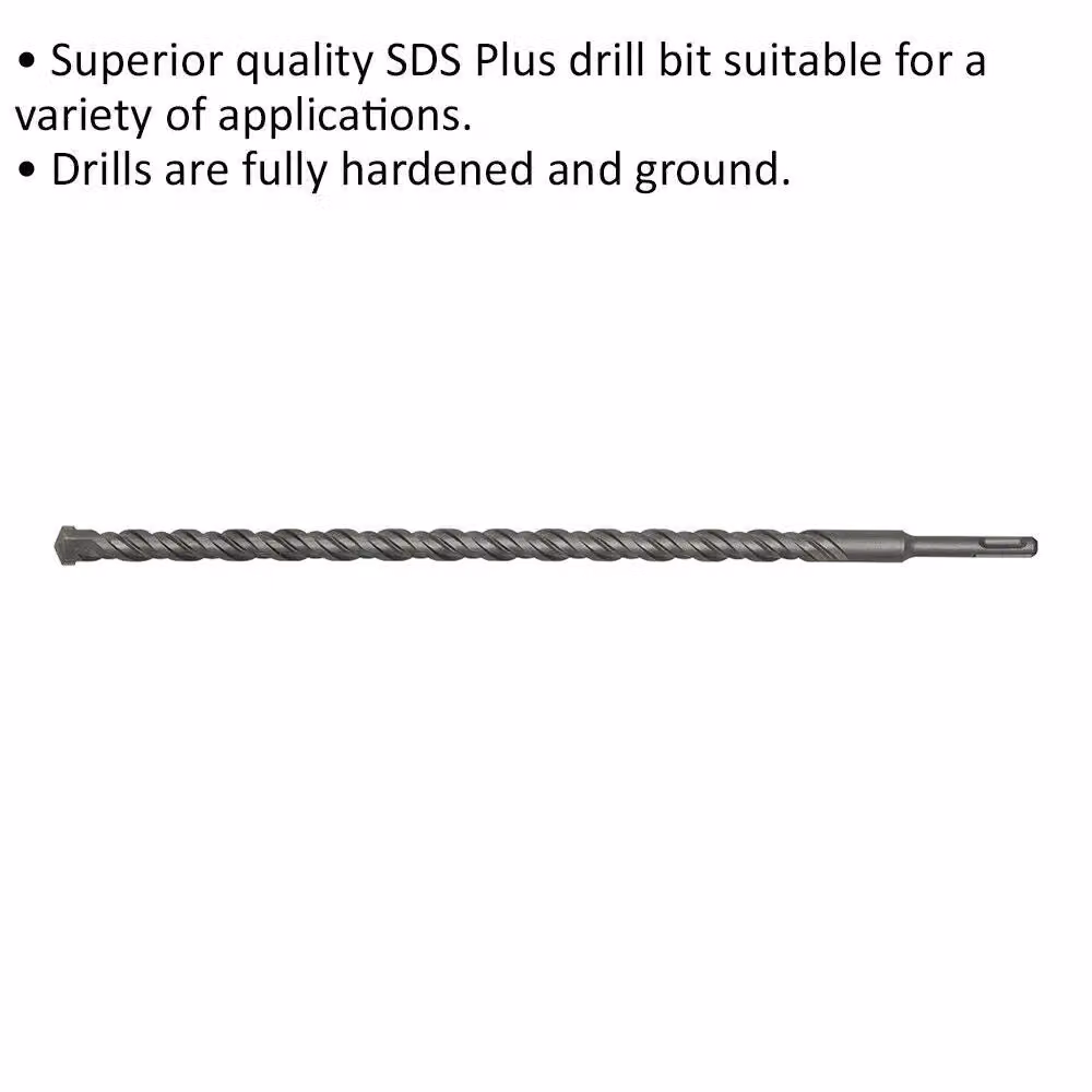 Loops SDS Plus Drill Bit, Grey and Multicolour, Diameter: 18 mm, Length: 450 mm – 2