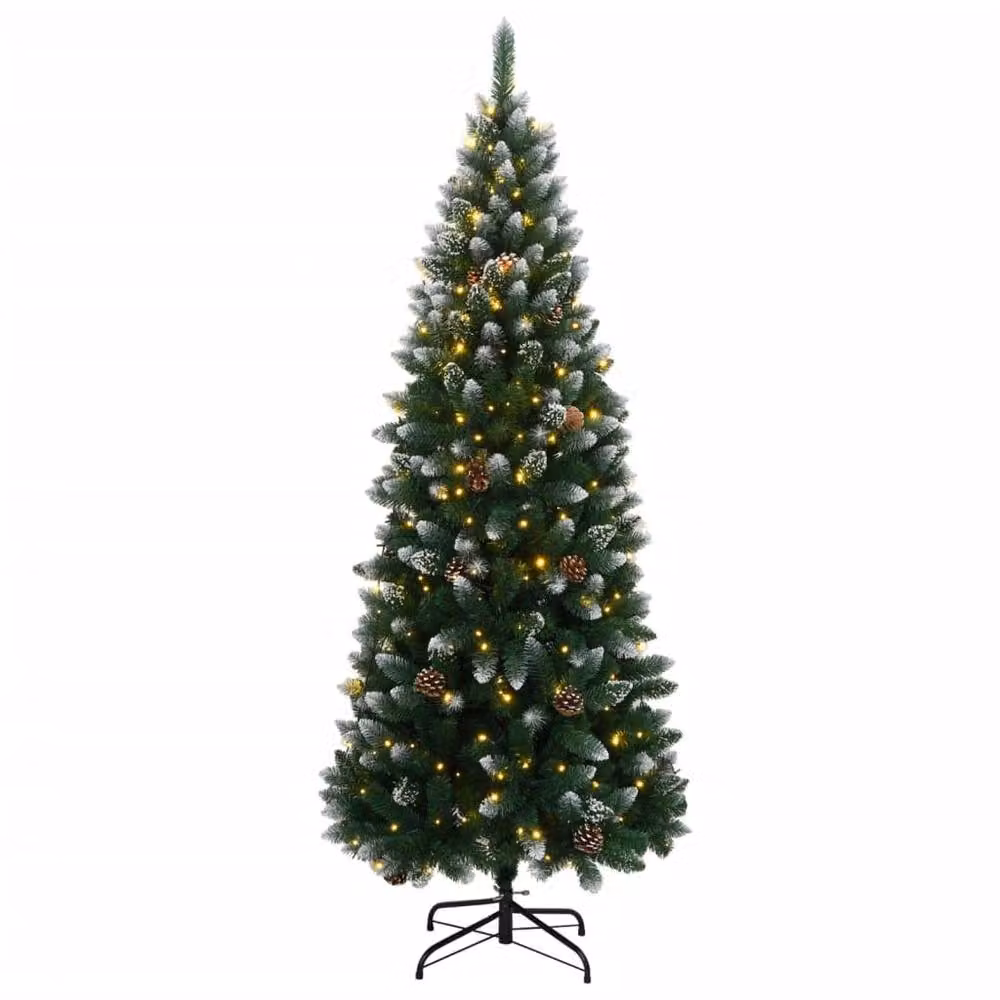 Berkfield Home Realistic Artificial Christmas Tree with 300 LEDs, Height: 240 cm, Green – 3