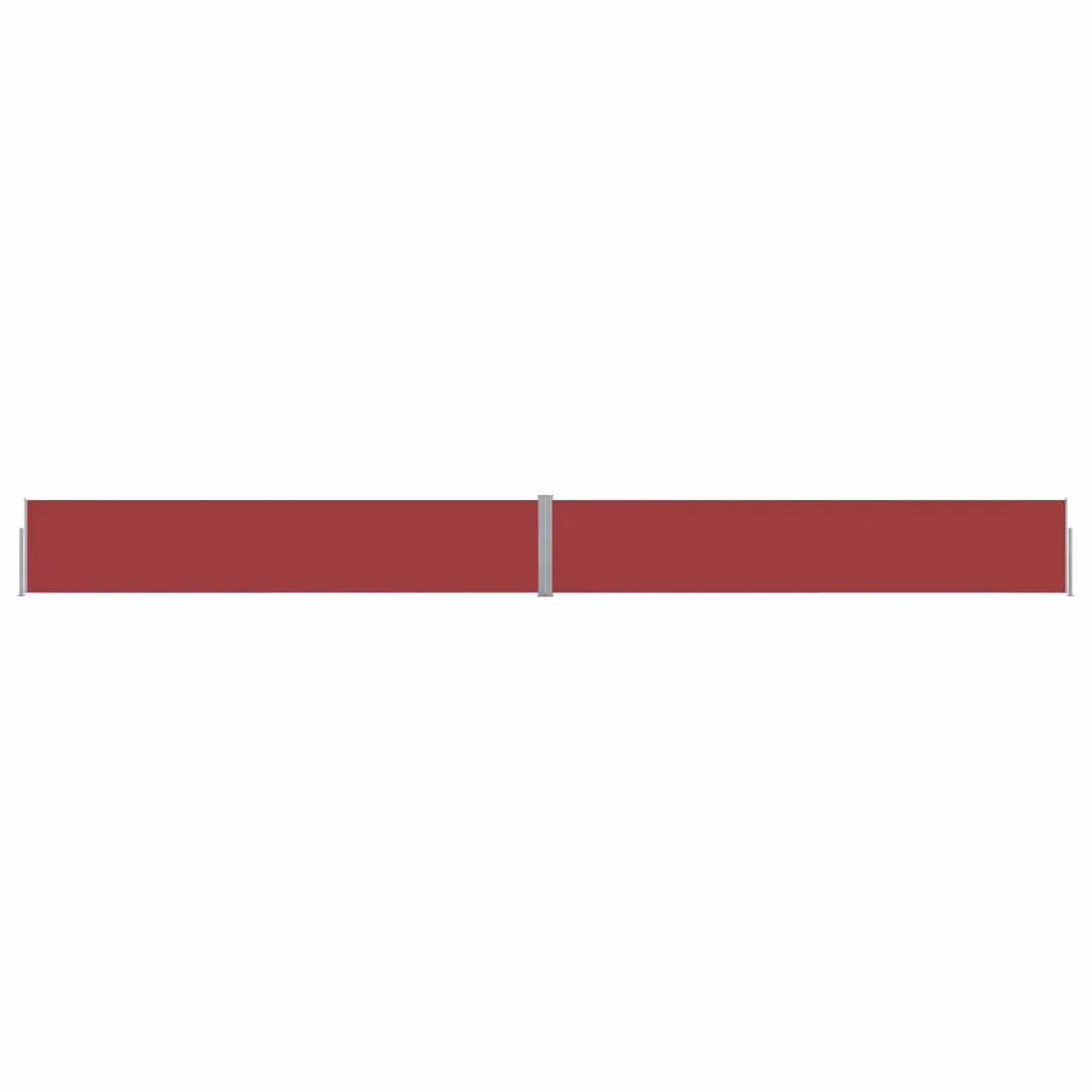 Berkfield Home Red Retractable Side Awning for Patio, W/H: 1200 x 140 cm – 2