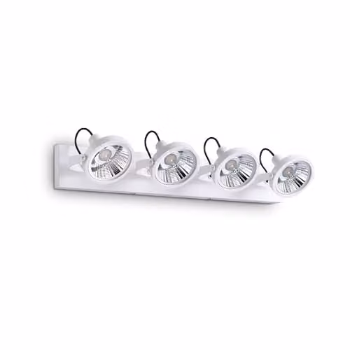 Netlighting Glim 4 Light LED Ceiling Light in White