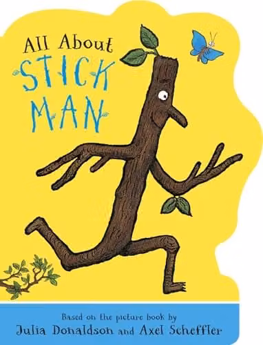 Scholastic All About Stick Man Multicolour Shaped Board Book