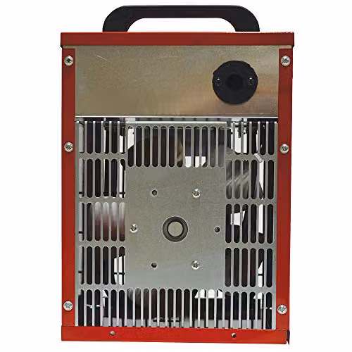 Igenix 2000W Freestanding Metal Fan Heater in Red – 3