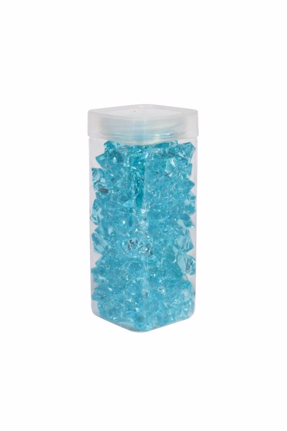 KDMD Large Turquoise Acrylic Stones in Square Jars, 2 Pack, 300g per jar – 2