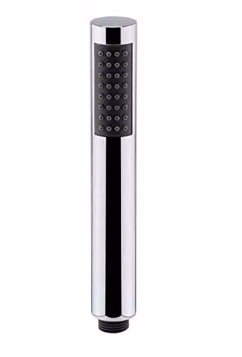 Nuie HO307 Modern Round Easy-Clean Shower Handset, Chrome Silver, Diameter: 210 mm, Depth: 30 mm
