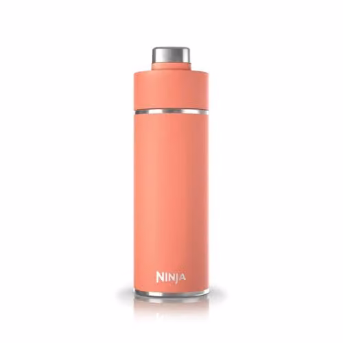 Ninja Thirsti Red Water Bottle and Flask with Leak-Proof Lid, 700 ml – 1