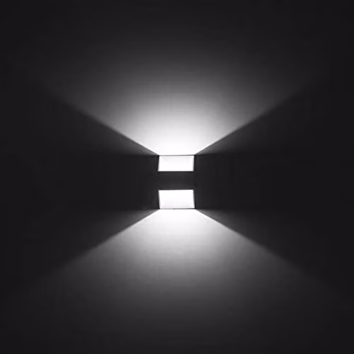 Netlighting Keop LED Flush Wall Light, White, 420lm, 3000K – 3