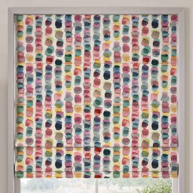 Bluebellgray Tobermory Made To Measure Multicolour Blackout Roman Blind