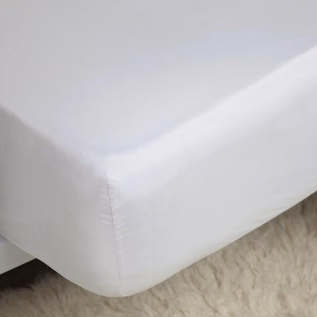 Belladorm Pima Cotton 450 Thread Count Extra Deep Fitted Sheet - White - King Size (W: 180 cm x L: 200 cm)
