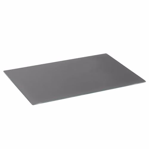 Harbour Housewares Glass Chopping Board, Grey, W: 50 cm, D: 40 cm – 1