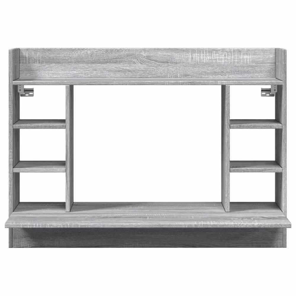 Berkfield Home Grey Sonoma Wall-Mounted Writing Desk, W: 105 cm, D: 48 cm, H: 75 cm – 3