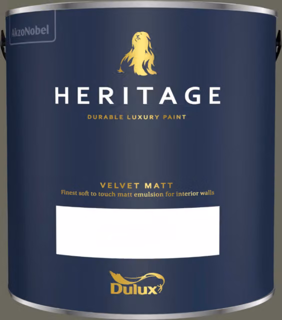 Dulux Trade Heritage Matt Dispersion Paint in DH Slate, 2.5l