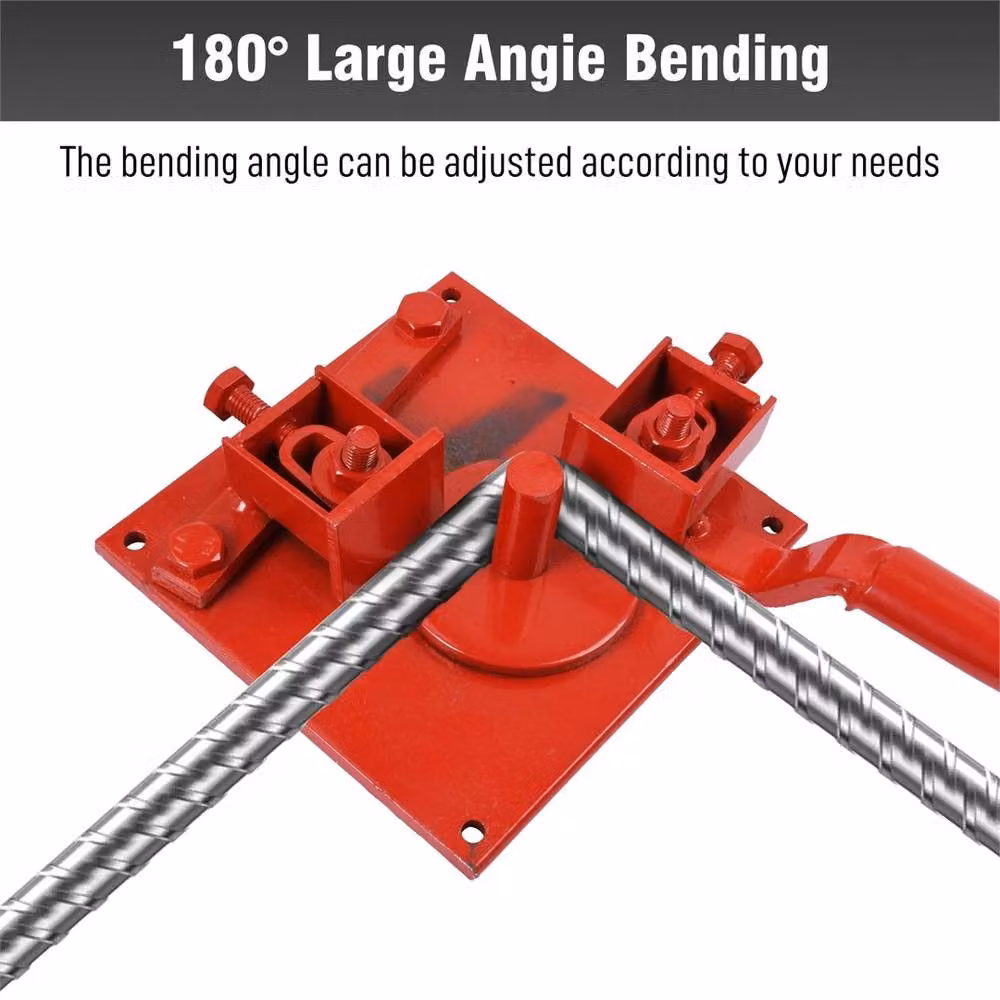 Nordara Manual Rebar Bender in Red for 1-20mm Steel Bars – 4