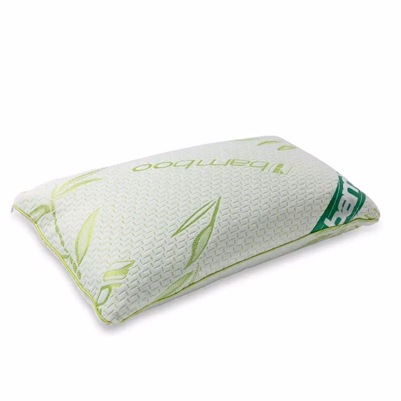 Snug City Green Memory Foam Pillow with Bamboo Viscose Removable Anti-Allergy Cover – 2