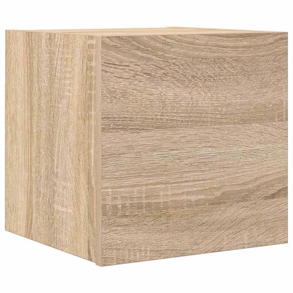 Berkfield Home Wall Mounted TV Cabinet in Sonoma Oak, Light Tan, W/D/H: 30.5 x 30 x 30 cm – 2