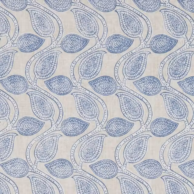 iLiv Kantha Fabric in Petrol Blue