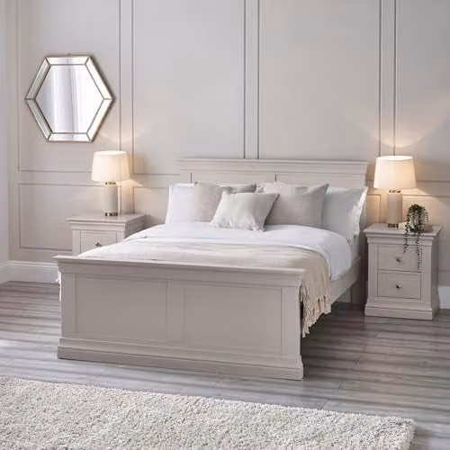 Julian Bowen Clermont King Bed in Grey, W/D/H: 150 x 180 x 198 cm – 1