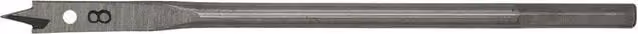 Loops Silver Fully Hardened Wood Drill Bit with Hex Shank, 8 x 152 mm – 1