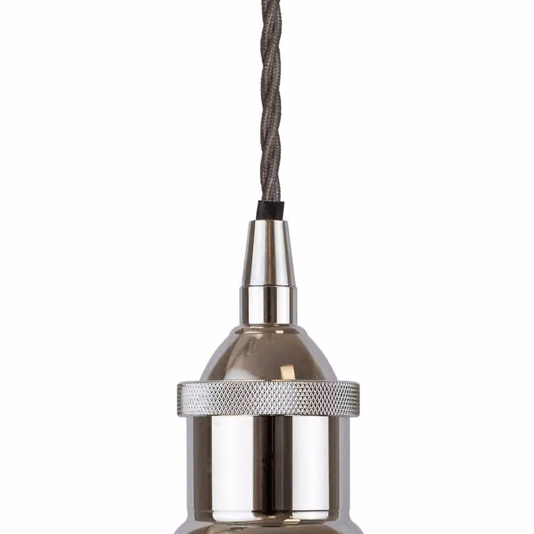 SE Home St Edmund's Navy Blue and Grey Twisted Pendant Light