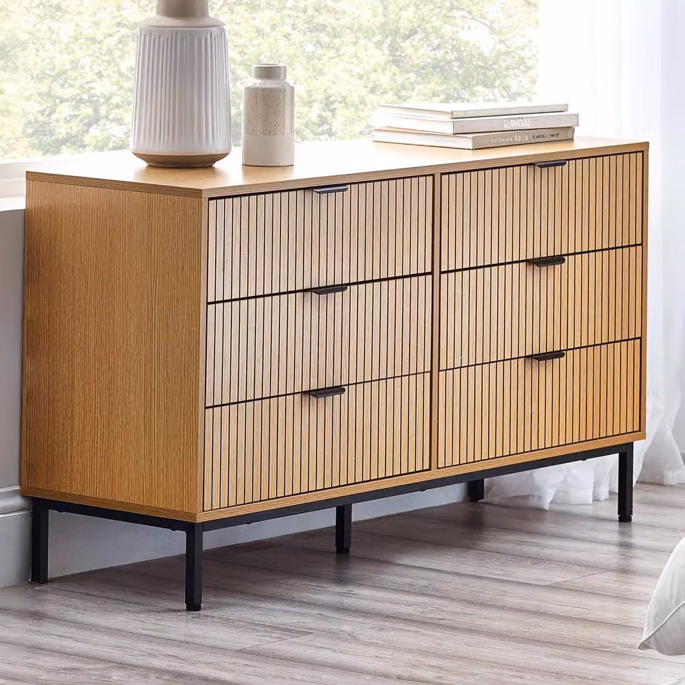 Cheshire Premium Aria 6 Drawer Chest in Beige – 2