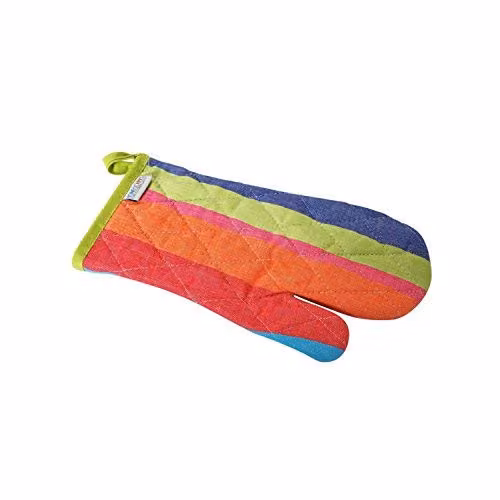 Homescapes Multi Colour Cotton Oven Glove