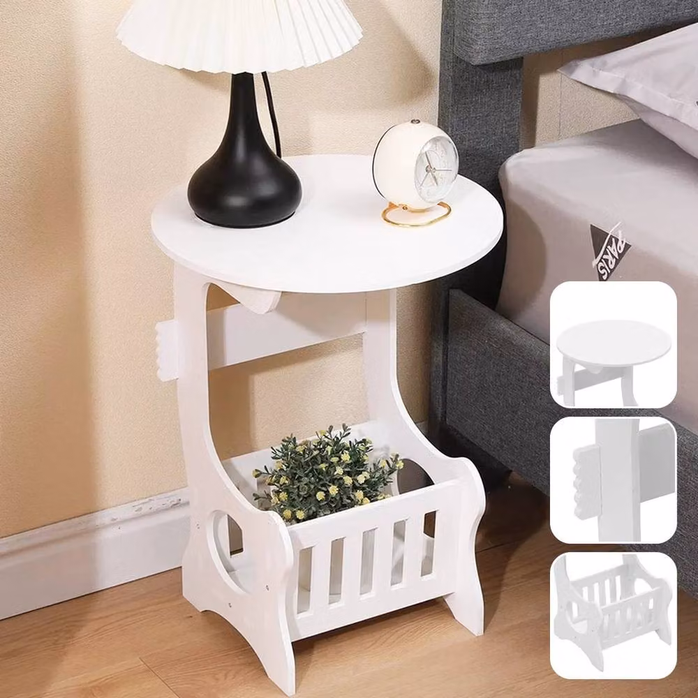 FLAVORA White Tea Coffee Small Table, White – 2