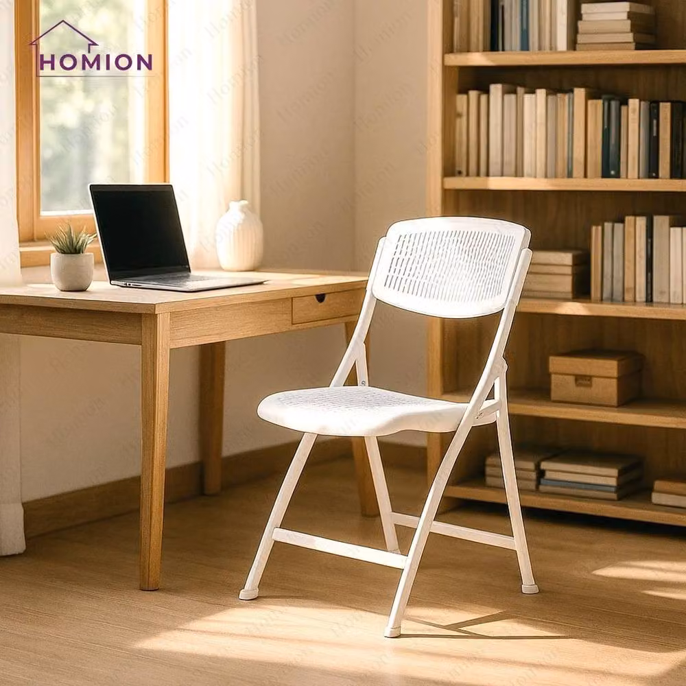 FLAVORA White Folding Plastic Chair – 2