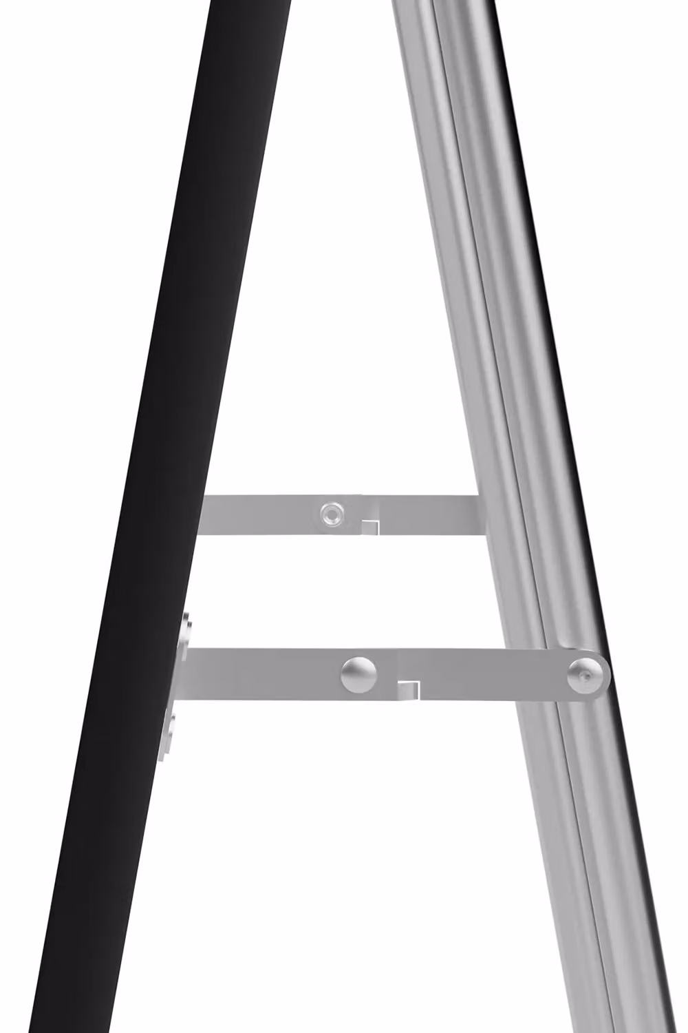 Living and Home Black Full Length Freestanding Mirror with Aluminium Alloy Frame, W: 50 cm, H: 165 cm – 6