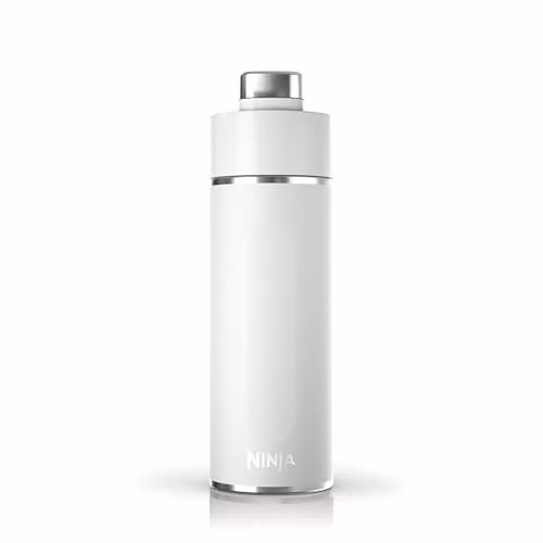 Ninja Thirsti Triple Insulated Stainless Steel Water Bottle and Flask, White, 530 ml – 1