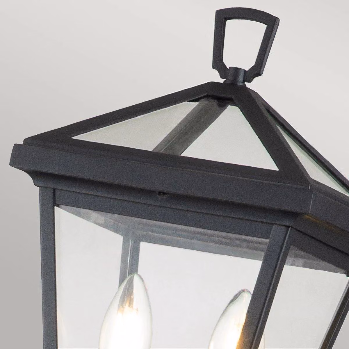 Netlighting Hinkley Alford Place Outdoor Bollard Lantern in Museum Black with IP44 Rating – 2