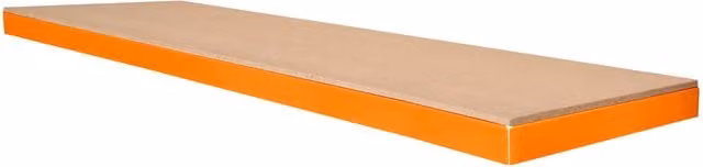 Monstershop S-Rax Workbench Additional Shelf, Orange, W: 180 cm, D: 60 cm, H: 60 cm – 1