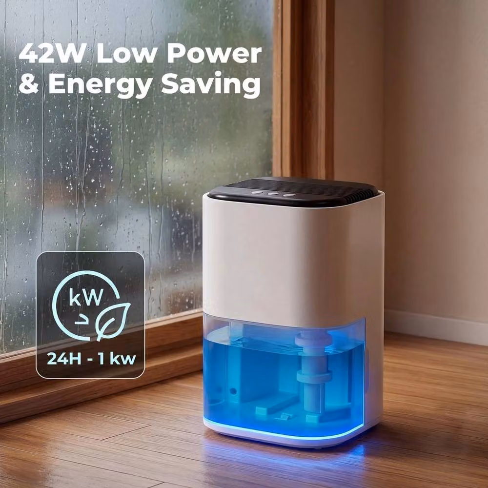 EONLION Electric Dehumidifier with 2000ml Capacity in White – 3