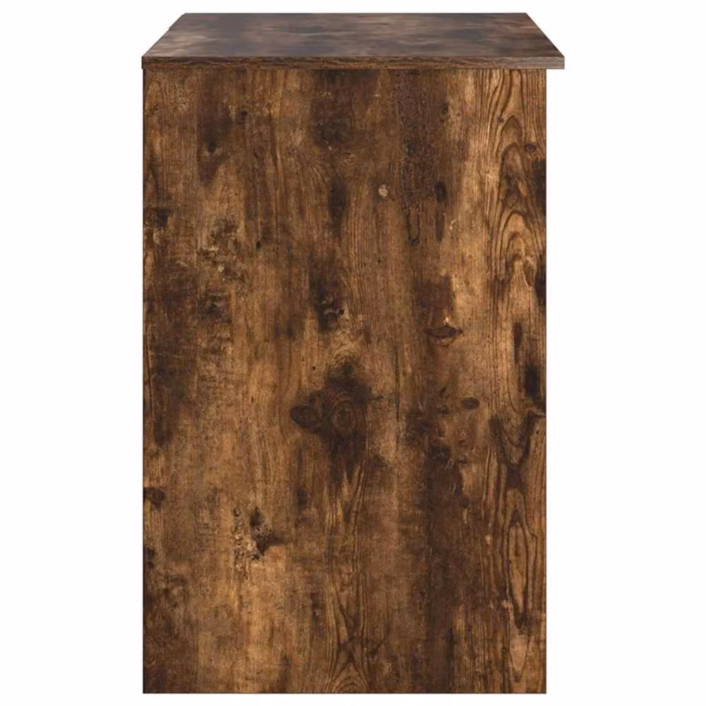 Berkfield Home Modern Writing Desk with Storage in Smoked Oak, W/D/H: 90 x 49.5 x 75 cm – 5