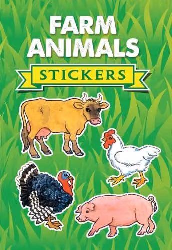 Dover Farm Animals Stickers Little Activity Books – 1