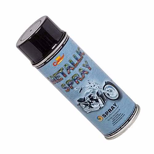 Sola Black Metallic Acrylic Spray Paint, 2 x 400 mL, Gloss Finish for Metal and Wood – 2