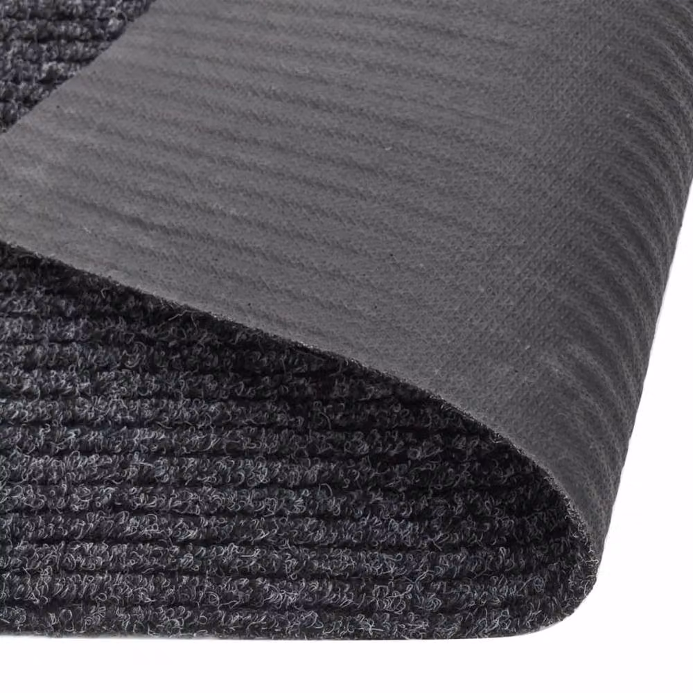 Berkfield Home Dirt Trapper Round Carpet Runner, Anthracite, Diameter: 100 cm – 2