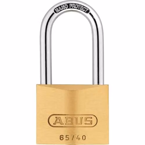 ABUS Brass Mechanical Padlock in Gold and Brown