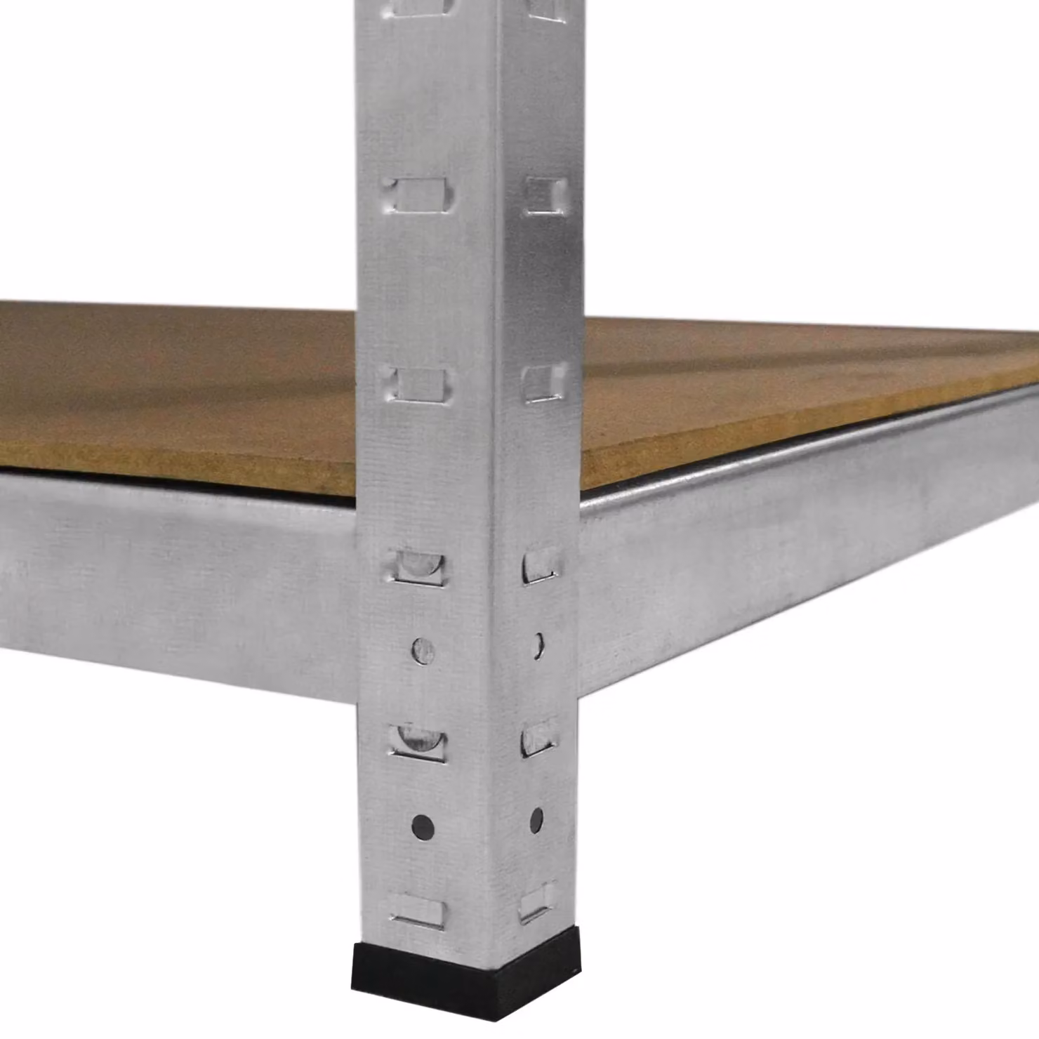 Monster Racking Galwix Freestanding Workbench Shelving Unit in Silver, H 180 x W 100 x D 60 cm – 4