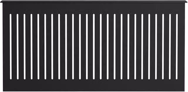 FORGEVIO Extra Large Radiator Cover Cabinet in Matt Black