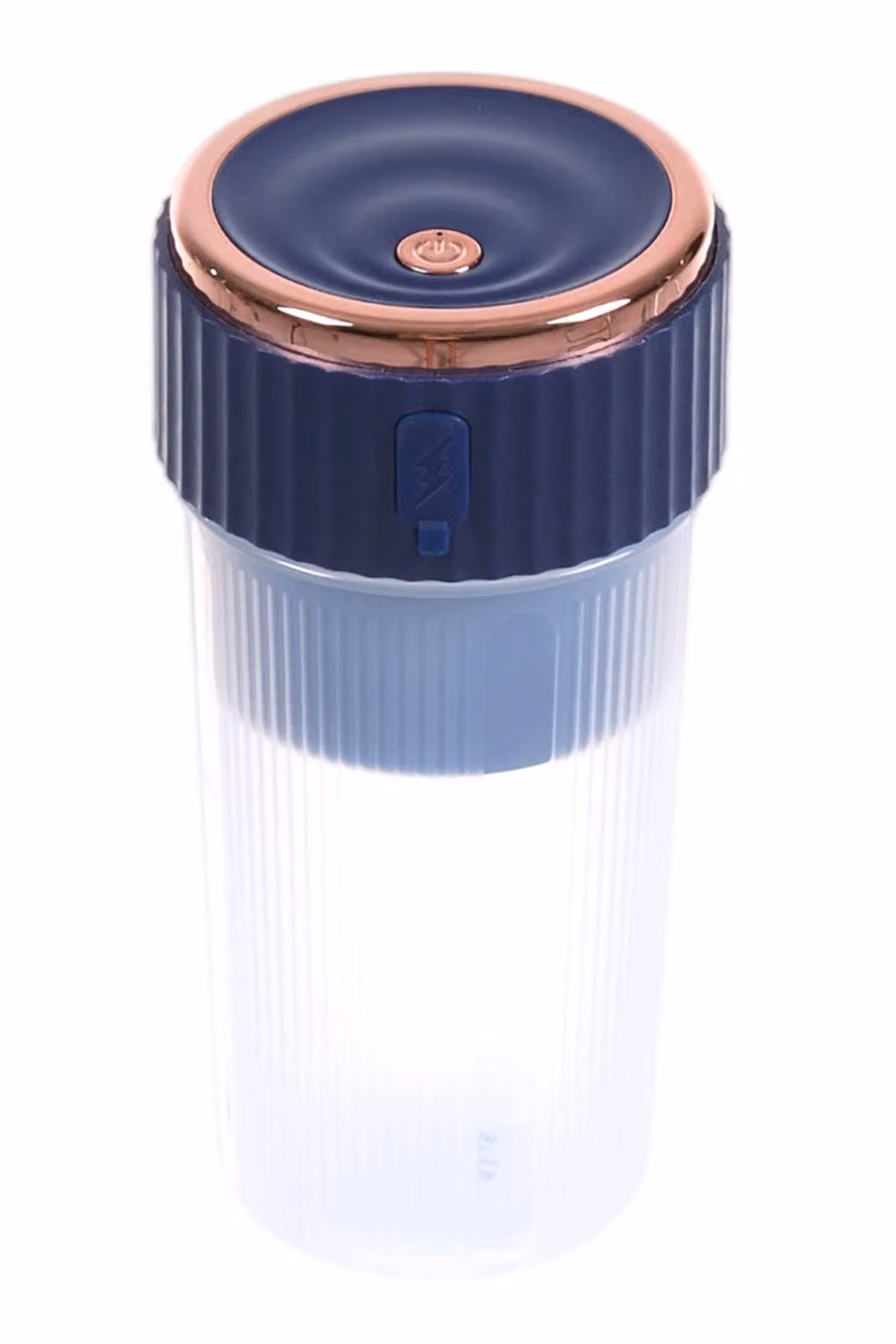Living and Home Portable Personal Blender with 6-Leaf 304 Stainless Steel Blade, 300ml, Blue – 1