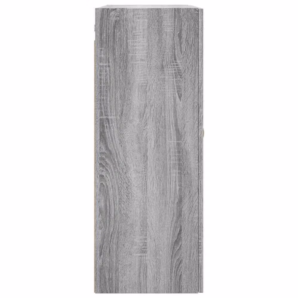Berkfield Home Wall Mounted Cabinets, 2 Piece, Grey Sonoma, W: 69.5 cm, D: 34 cm, H: 90 cm – 4