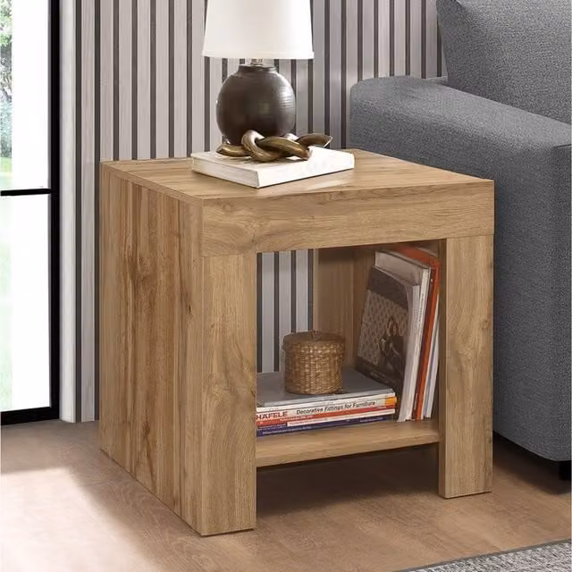 Birlea Compton Oak Lamp Table in Brown