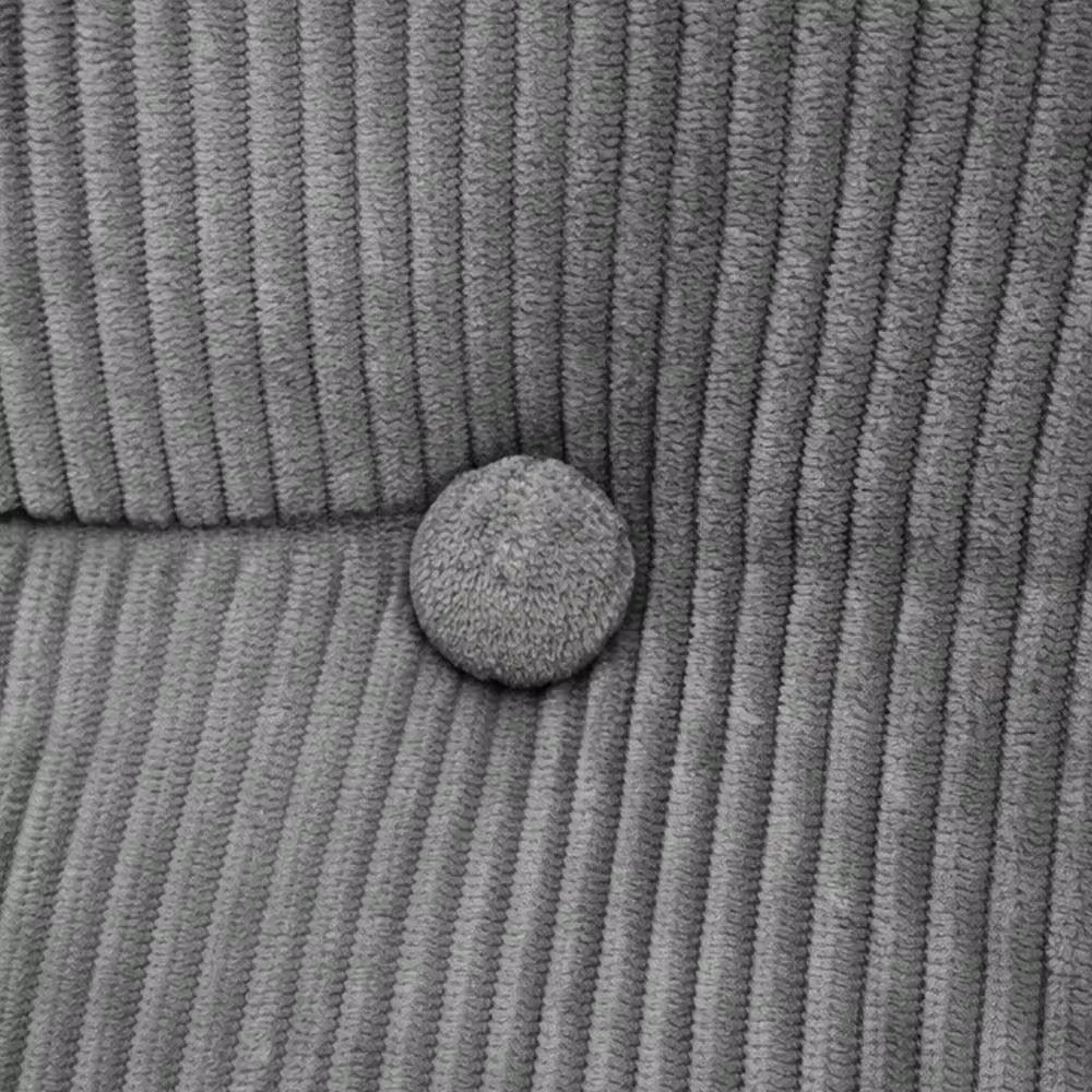 Levede Convertible Foldable Floor Mattress Sofa Bed with Lumbar Pillow in Grey – 4