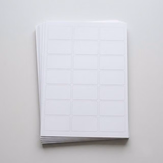 Storm Trading Group White A4 Address Labels for Inkjet, Laser and Desktop Printers, 100 Sheets