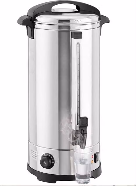 HOMCOM 24L Stainless Steel Catering Tea Urn with Keep Warm Function, Silver – 1