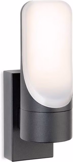Netlighting Eve LED Wall Light in Grey with Opal Diffuser, IP54 Rated