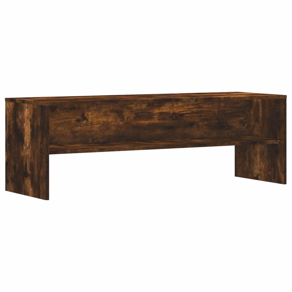 Berkfield Home Modern Smoked Oak TV Cabinet in Brown, W/D/H: 120 x 40 x 40 cm – 3